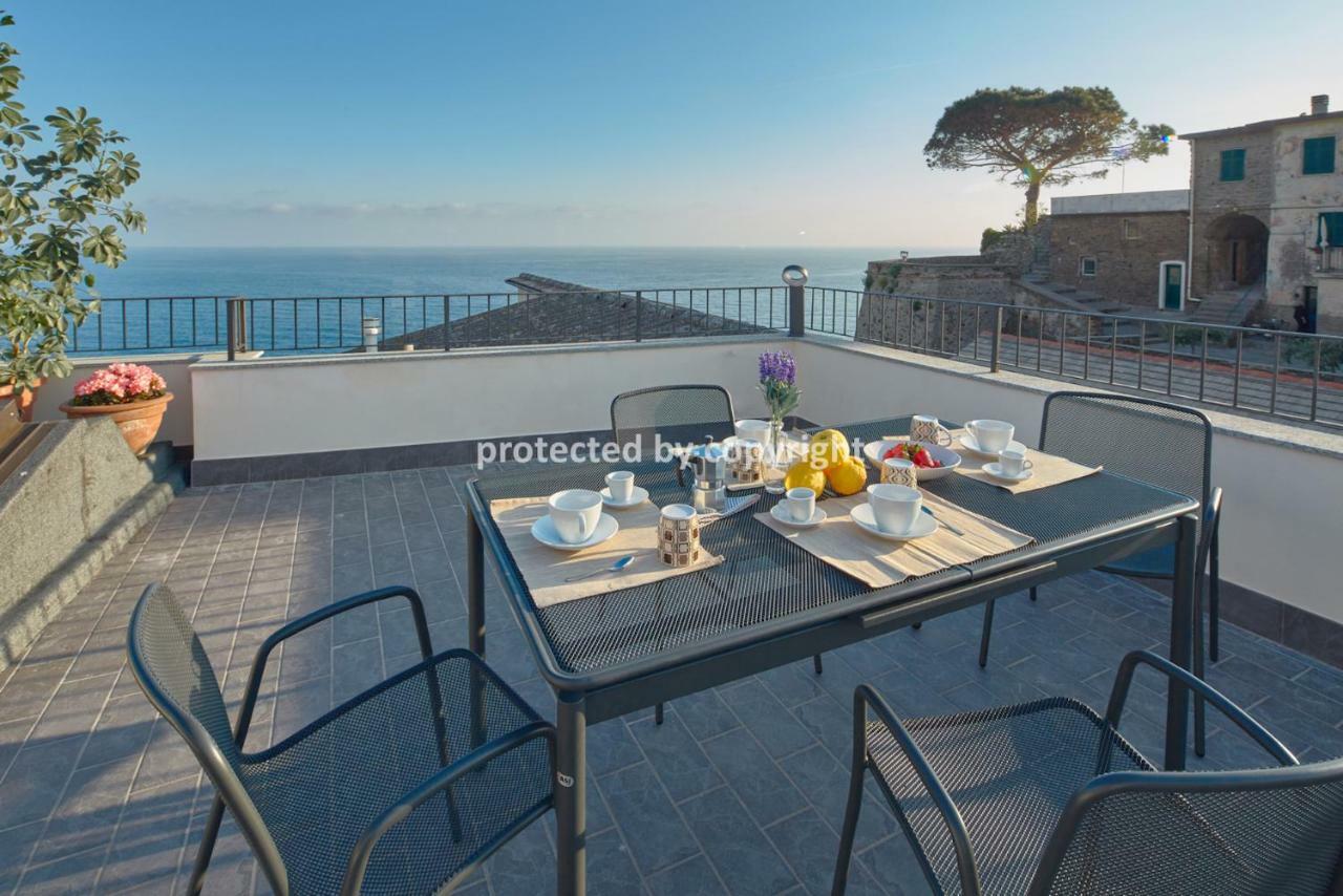 Luxury Penthouse Sea View Villa Corniglia Eksteriør billede