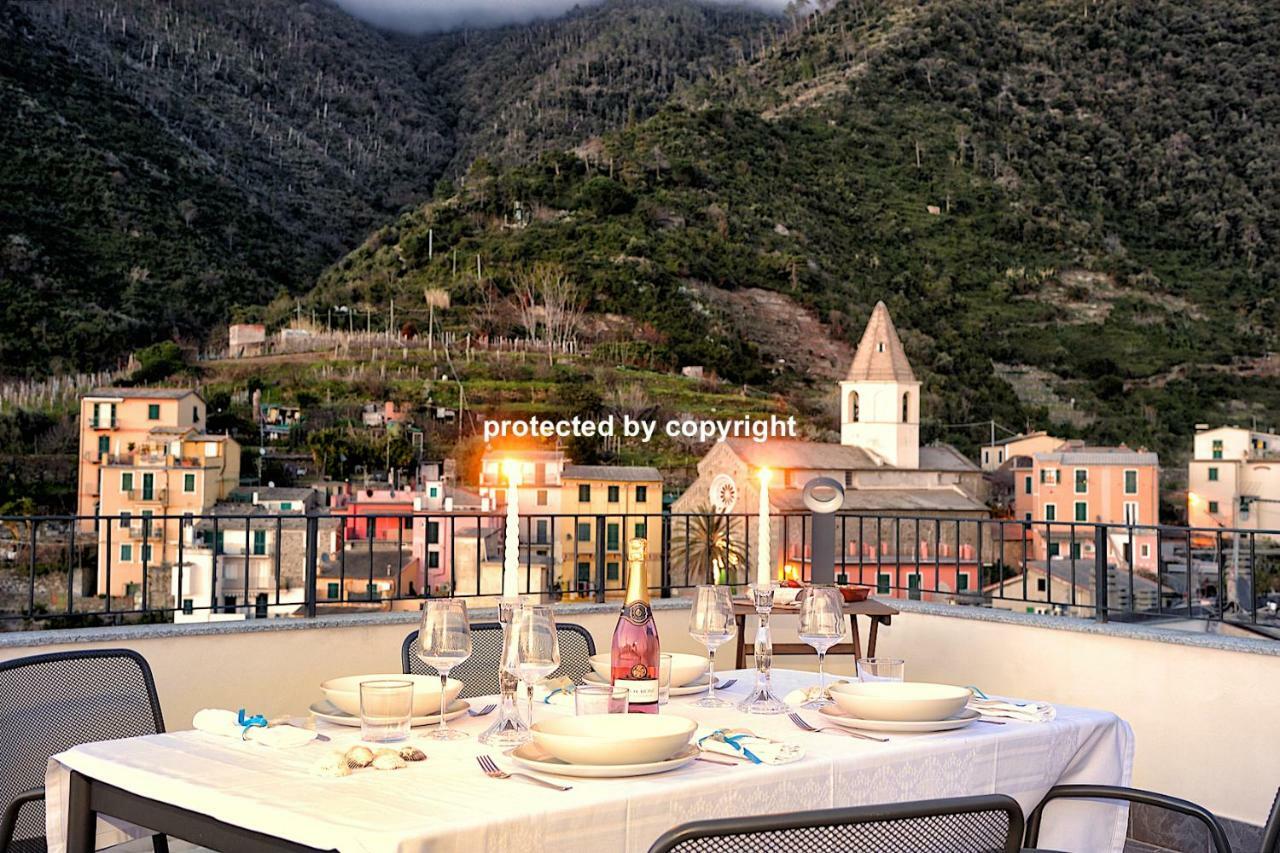 Luxury Penthouse Sea View Villa Corniglia Eksteriør billede